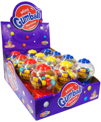 GUMBALL MINI 40g hračka s cukríkmi (balenie:12ks 1ks=1,85eur) 
