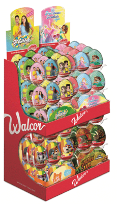 WALCOR MIX STOJAN 20g čokovajíčko s prekvapením (balenie:144ks 1ks=0,79eur)