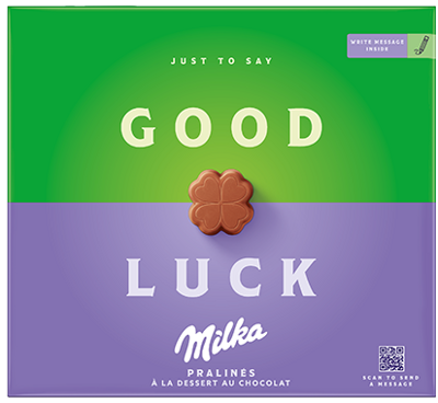 MILKA GOOD LUCK 110g mliečny dezert