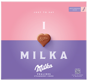 MILKA I LOVE 110g jahodový dezert
