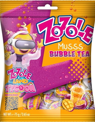 ZOZOLE MUSSS BUBBLE TEA 75g šumivé cukríky