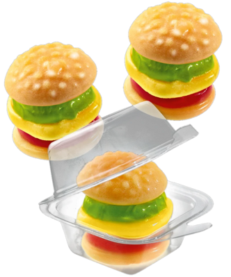 HAMBURGER BOX 9g cukrovinka (Balenie 50ks 1ks od 0,20eur)