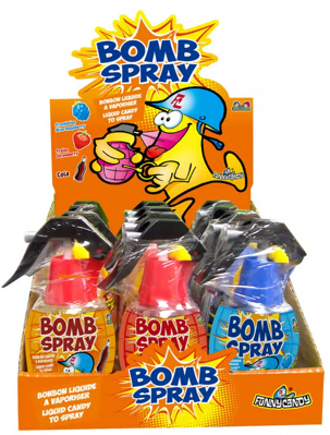 BOMB SPRAY 57ml ovocný spray (Balenie:12ks 1ks od 1,09eur)