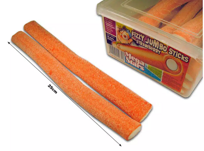 JUMBO STICK 47g jahoda kyslá (Balenie:40ks 1ks od 0,35eur) 
