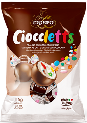 CRISPO COICCLETTS 115g lentilky v čokoláde