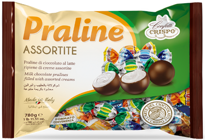 CRISPO PRALINE ASSORTED 780g mix bonbóny 