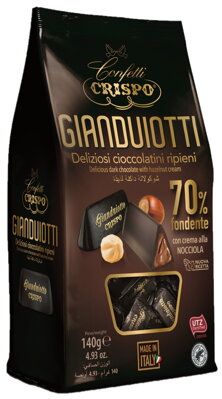 CRISPO GIADUIOTTI 140g 70% lieskovoorieškové čokolády