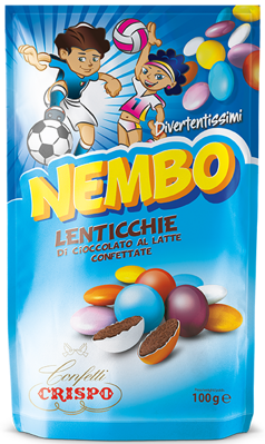 CRISPO NEMBO 100g farebné cukríky