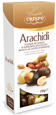 CRISPO ARACHIDI 130g arašidy v čokoláde