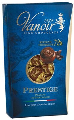 VANOIR PRESTIGE BLUE 170g 72% čokoládové bonbóny 
