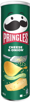 PRINGLES CHEESE & ONION 165g syrovo-ciluľové chipsy
