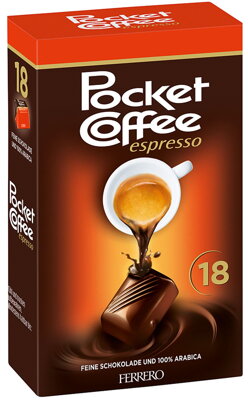 POCKET CAFFEE BOX 225g kávové bonbóny