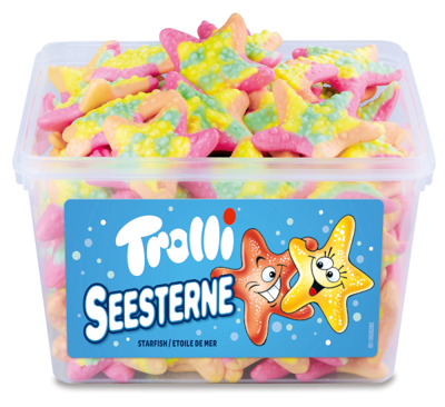 TROLLI HVIEZDA 16g,želé (balenie 75ks 1ks od 0,13eur)