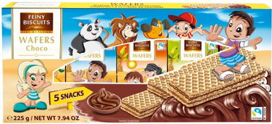 WAFERS CHOCO PACK 225g keksy