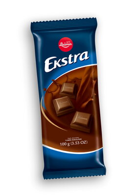 LAIMA EKSTRA 100g tmavá čokoláda 