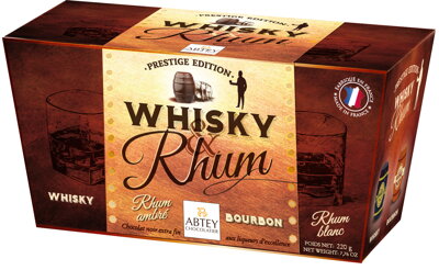 ROYAL des LYS WHISKY/RHUM 220g liquérové pralinky