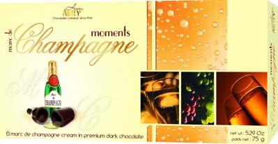 ABTEY CHAMPAGNE 75g liquéové pralinky