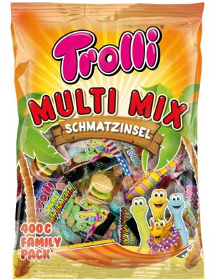 TROLLI MULTI MIX 400g želé cukríky