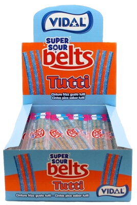 VIDAL TUTTI FRUTTI 7g kyslé pásky balené (Balenie 150ks 1ks od 0,12eur)
