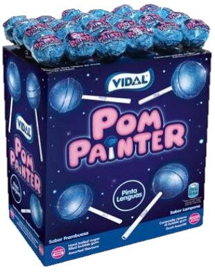 POM PAINTER 17,5g farbiaca lízanka so žuvačkou (balenie:100ks 1ks od 0,16eur)