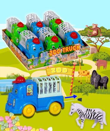 ZOO TRUCK 10g hračka+cukríky (balenie:6ks=1,65eur)