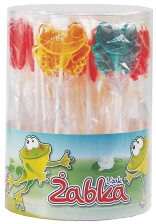 ŽABA 32g ovocné lízatko (Balenie:40ks 1ks od 0.25eur)