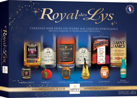 ROYAL des LYS ORIGINAL 250g liquérové pralinky