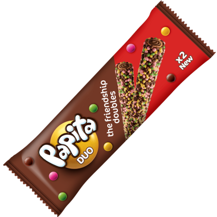 PAPITA DUO 23g tyčinky s cukríkmi