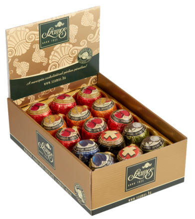 SZAMOS LIQUERS BALL 20g marcipán s likérom (Balenie:30ks 1ks=1,50eur)