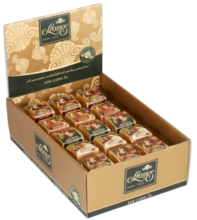 SZAMOS KOCKA 17g marcipán v čokoláde (Balenie:45ks 1ks=0,75eur)(exp.24/05/26)