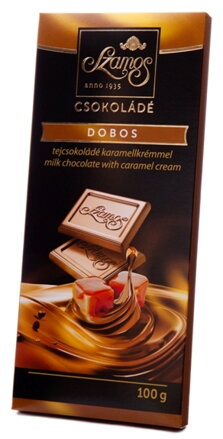 SZAMOS DOBOS 100g mliečna s mandľovým krémom