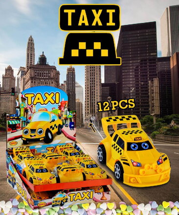 TAXI 10g hračka+cukríky (Balenie:12ks 1ks=1,05eur)