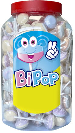 BiPOP 8g lízatko z hroznového cukru (balenie:125ks 1ks=0,08eur)