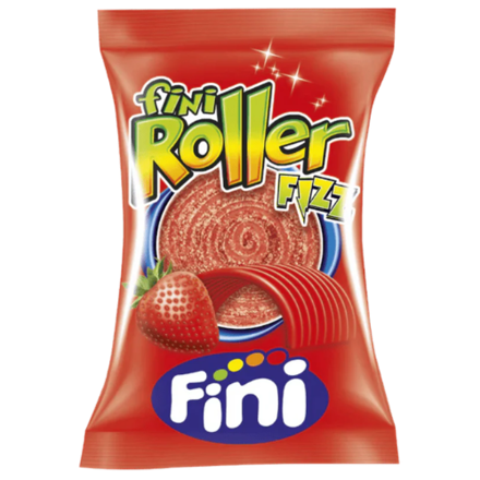 FINI ROLLER 20g jahodový kyslý pásik