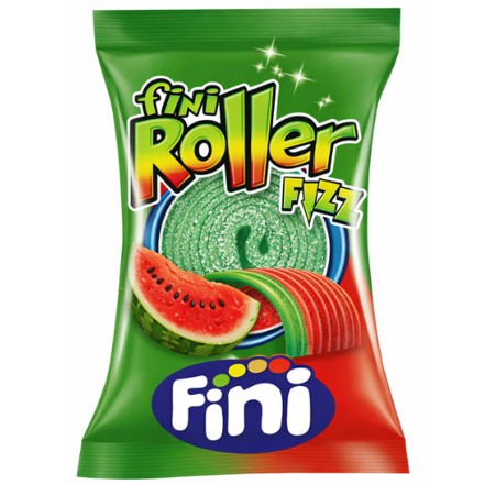 FINI ROLLER 20g melónový kyslý pásik