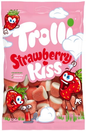 TROLLI KISS 100g jahodové želé cukríky