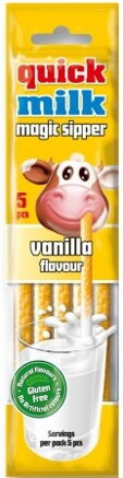 QUICK MILK 30g vanilkové slamky