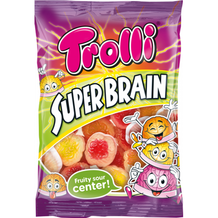 TROLLI SUPER BRAIN 100g želé cukríky 