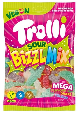TROLLI BIZZLMIX 200g želé cukríky 