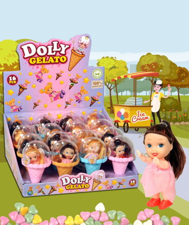 DOLLY GELATO 10g hračka+cukríky (balenie:6ks 1ks=1,05eur)