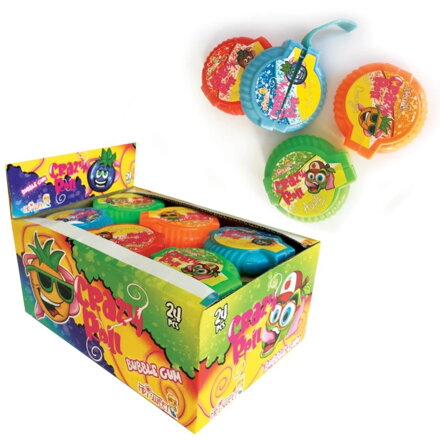 ROLL CRAZY 16g ovocná žuvačka (balenie:24ks 1ks od 0,25eur)