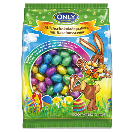 ONLY VAJÍČKA 400g s lieskovoorieškovým krémom (malé)