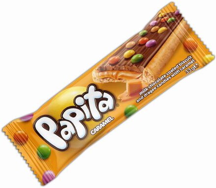 PAPITA 33g karamelová sušienka s cukríkmi 