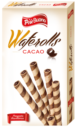 PIU BUONO WAFERROLLS 150g kakaové trubičky