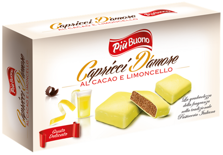 PIU BUONO CAPRICCI LIMONCELLO 80g cukrovinka