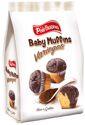 PIU BUONO BABY MUFFINS 150g čokoládové (exp.03/01/24)