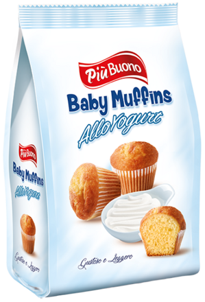 PIU BUONO BABY MUFFINS 150g jogurtové (exp.04/01/24)
