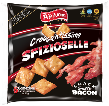 SFIZIOSELLE 180g slaninové krekry
