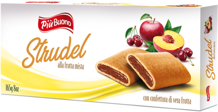 PIU BUONO STRUDEL 165g  ovocná náplň