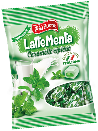 PIU BUONO LATEMENTA 175g mentolové cukríky